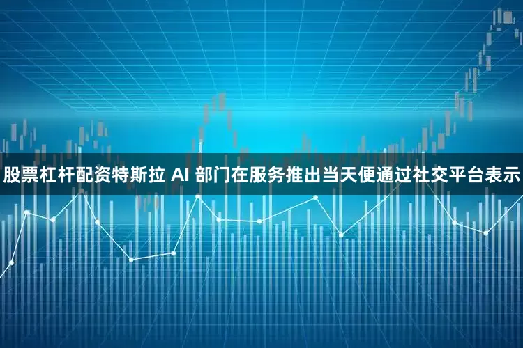 股票杠杆配资特斯拉 AI 部门在服务推出当天便通过社交平台表示